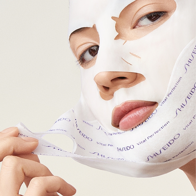 Тканевая маска для лица - Shiseido Vital Perfection LiftDefine Radiance Face Mask — фото N3