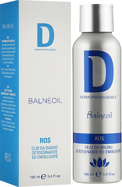 Пом'якашувальна олія для ванн, яка виводить токсини - Dermophisiologique Balneoil Ros — фото N2