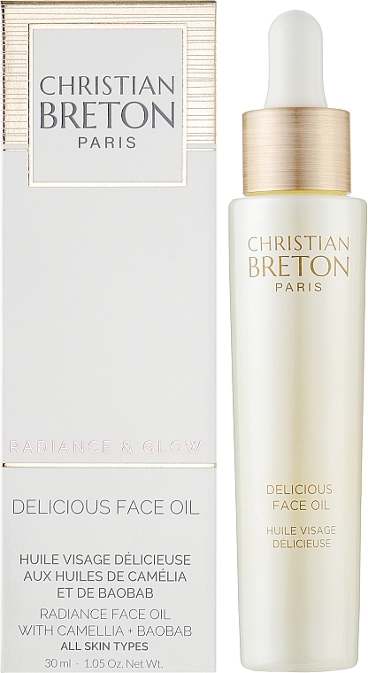 Олія для догляду за обличчям - Christian Breton Age Priority Delicious Face Oil — фото N2