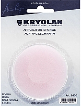 Духи, Парфюмерия, косметика Спонж для макияжа круглый - Kryolan 1450 Round Make-Up Sponge