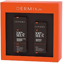 Парфумерія, косметика Набір - Dermika 100% For Men (cream/50ml + eye/cream/15ml)