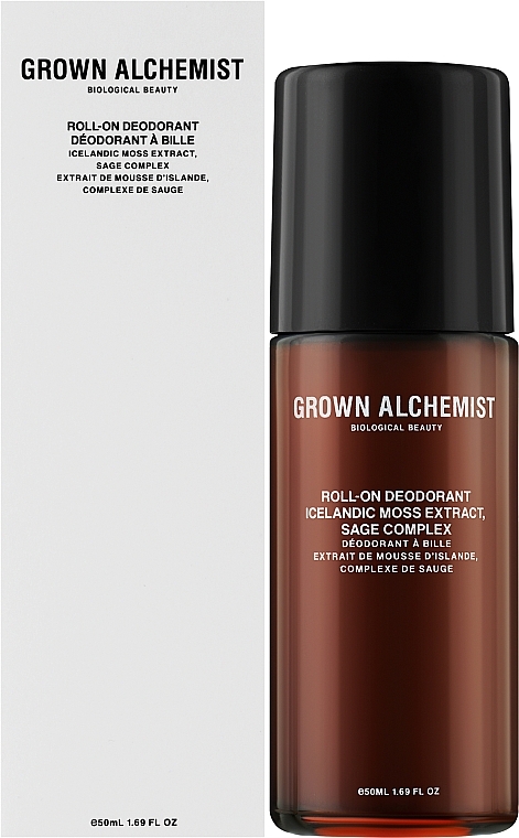 Роликовый дезодорант "Исландский мох, шалфей" - Grown Alchemist Roll-On Deodorant — фото N2