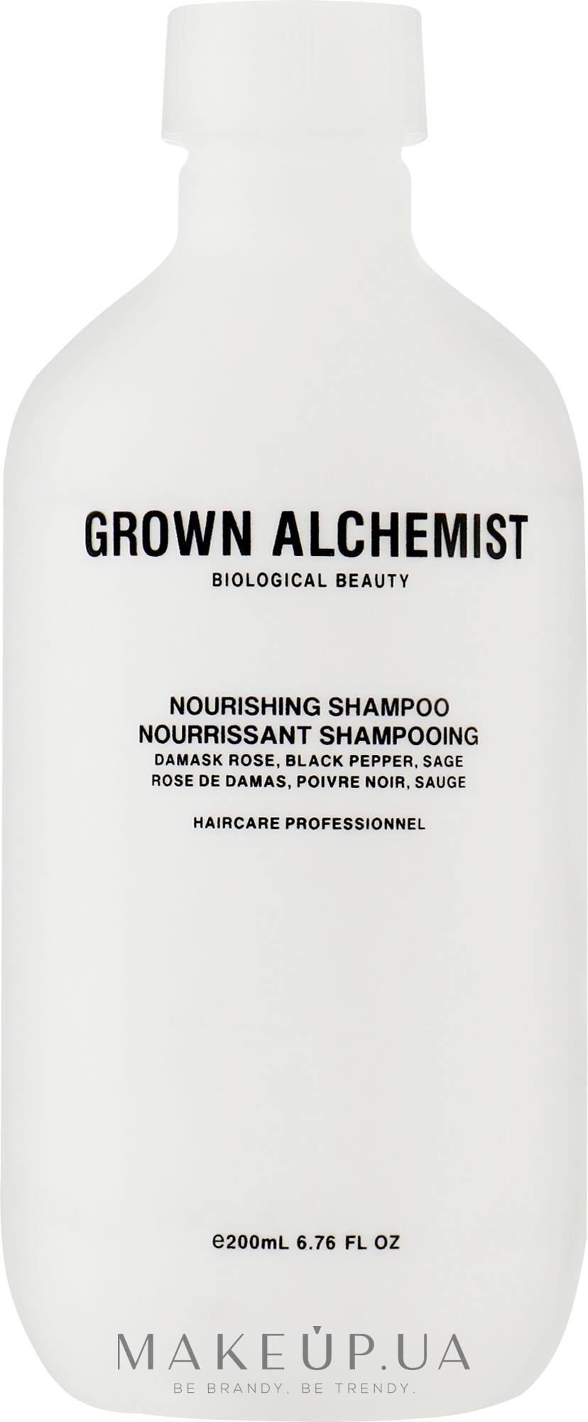 Питательный шампунь - Grown Alchemist Nourishing Shampoo 0.6 Damask Rose, Black Pepper, Sage — фото 200ml