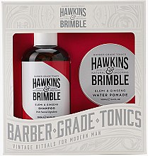 Духи, Парфюмерия, косметика Набор - Hawkins & Brimble Gift Set (shm/250ml + pomade/100ml)