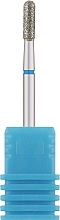 Фреза алмазная "Почка закругленная" 880 025B, 2,5 мм синяя - Nail Drill — фото N1