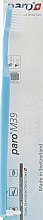 Парфумерія, косметика Зубна щітка з монопучковою насадкою (поліетиленова упаковка), блакитна - Paro Swiss M39 Toothbrush