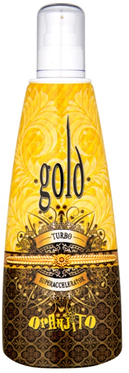 Молочко для загара в солярии - Oranjito Max. Effect Gold Turbo — фото N1