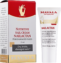 Крем для поврежденных ногтей, туба - Mavala Nailactan Nutritive Nail Cream For Damaged Nails — фото N1