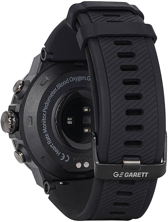Смартгодинник для чоловіків, чорний - Garett Smartwatch GRS PRO — фото N2