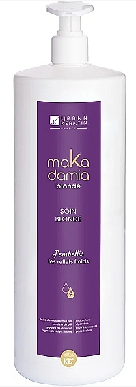 Кондиционер для светлых натуральных и окрашенных волос - Urban Keratin Makadamia Conditioner — фото N2