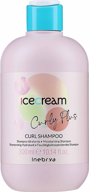 Шампунь для вьющихся волос - Inebrya Ice Cream Curly Plus Curl Shampoo — фото N1