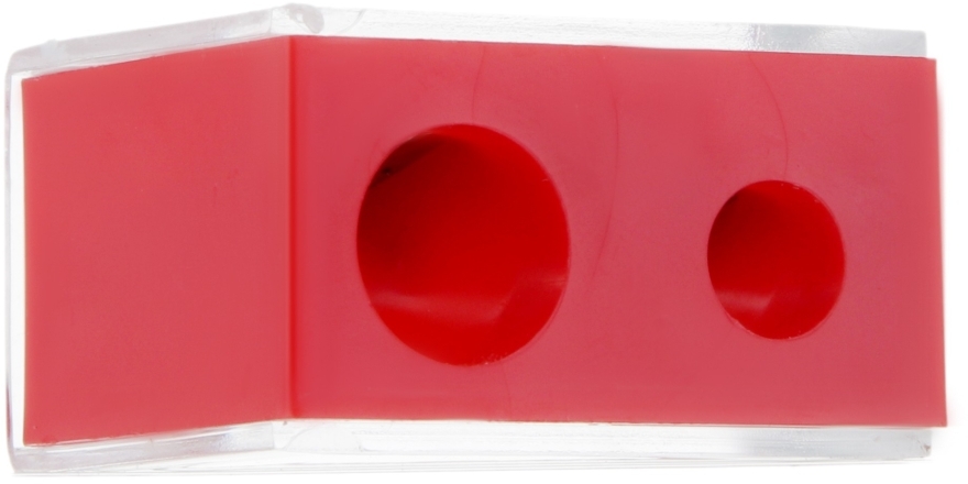 Двойная точилка для карандашей с крышкой, красная - Top Choice — фото N1