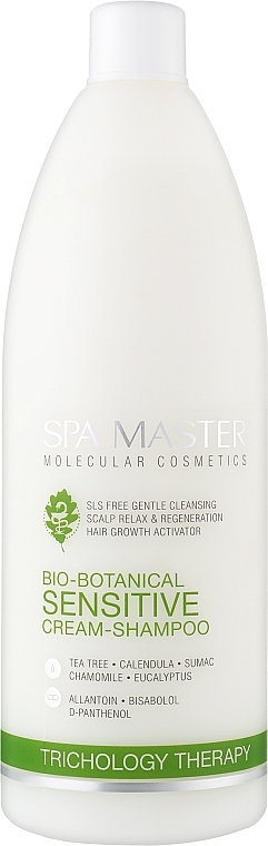 Шампунь для сухой и чувствительной кожи головы - Spa Master Bio-Botanical Sensitive Shmampoo — фото N2