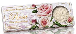 Парфумерія, косметика Набір натурального мила "Троянда" - Saponificio Artigianale Fiorentino Rosa Scented Soaps (soap/3pcsx125g)