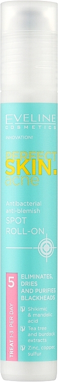 Точковий ролик для усунення недоліків - Eveline Cosmetics Perfect Skin.acne Face Roll — фото N1