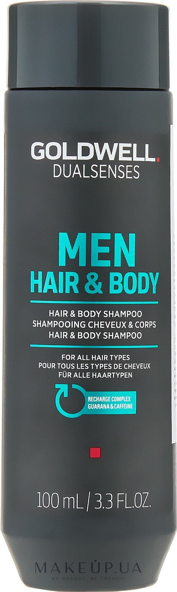 Освіжаючий шампунь для волосся та тіла - Goldwell DualSenses For Men Hair & Body Shampoo — фото 100ml
