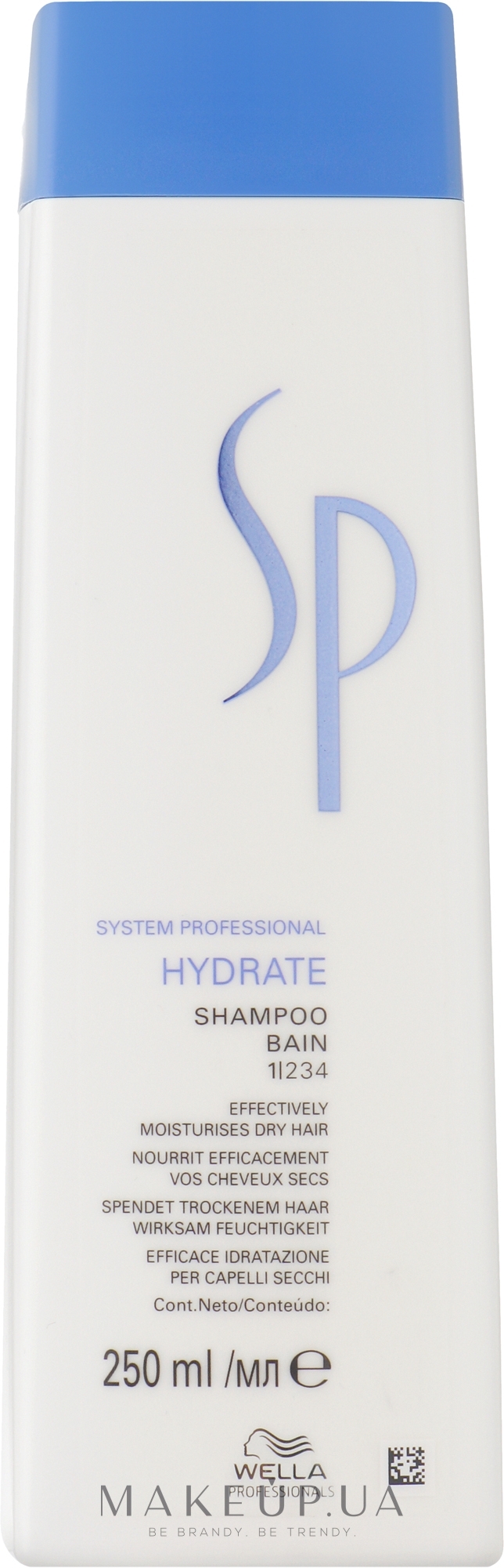 Увлажняющий шампунь для нормальных и сухих волос - Wella Professionals Wella SP Hydrate Shampoo — фото 250ml