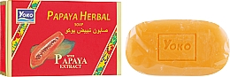 Парфумерія, косметика Мило косметичне з екстрактом папайї й трав - Yoko Papaya Herbal With Papaya Extract Soap
