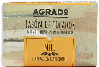 Мило для рук з медовим ароматом - Agrado Hand Soap Bar Honey — фото N1