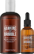 Набор по уходу за бородой - Hawkins & Brimble Beard Gift Set (sh/250ml + oil/50ml) — фото N2