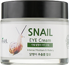 Зволожувальний крем для шкіри навколо очей, з муцином равлика - Ekel Snail Eye Cream — фото N2