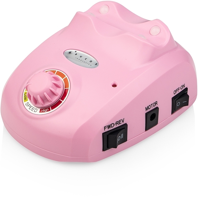 Фрезер для манікюру та педикюру, рожевий - Bucos Nail Drill Pro ZS-603 Pink — фото N4
