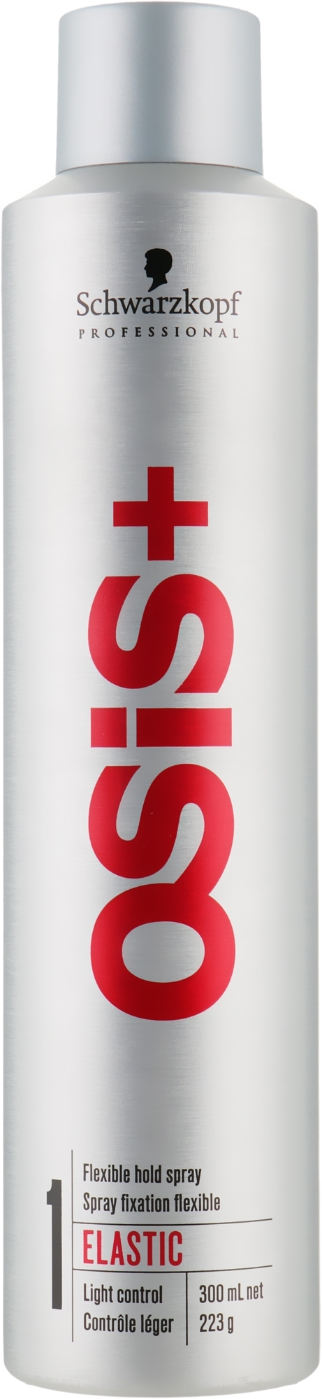 УЦЕНКА Лак для волос эластичной фиксации - Schwarzkopf Professional Osis+ Elastic Finish Flexible Hold Light Control * — фото 300ml