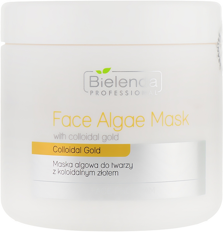 Альгинатная маска для лица с коллоидным золотом - Bielenda Professional Face Algae Mask