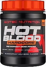 Предтренировочный комплекс - Scitec Nutrition Hot Blood Hardcore Blackcurrant Goji Berry — фото N1