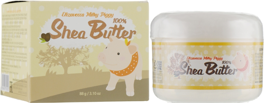 Универсальный крем-бальзам с маслом ши - Elizavecca Face Care Milky Piggy Shea Butter 100%