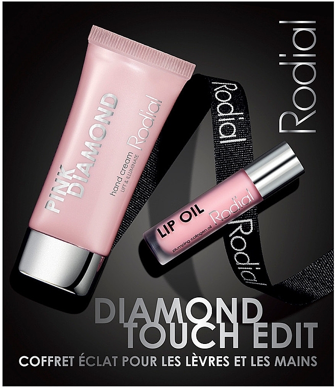 Набор - Rodial Pink Diamond Touch Edit (h/cr/50ml + lip/oil/4ml) — фото N1
