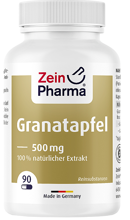 Капсули з екстрактом гранату, 500 мг - ZeinPharma — фото N1