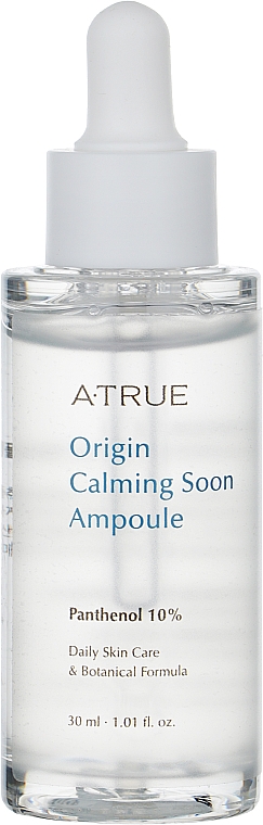 Заспокійлива й зволожувальна сироватка для обличчя - A-True Origin Calming Soon Ampoule — фото N2
