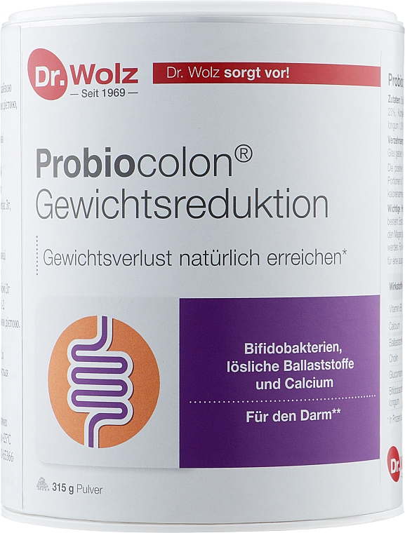 Препарат "Снижение веса" - Dr.Wolz Probiocolon