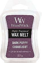 Ароматический воск - WoodWick Wax Melt Dark Poppy — фото N1