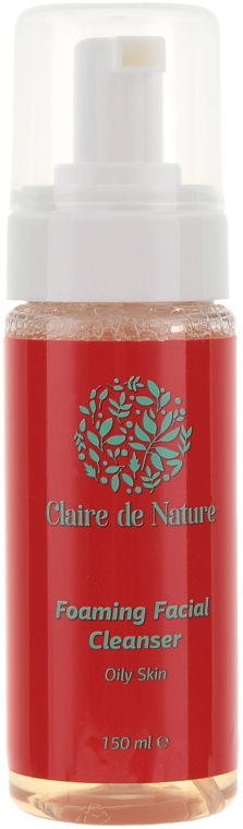 Пінка для вмивання для жирної шкіри - Claire de Nature Foaming Facial Cleanser — фото N1