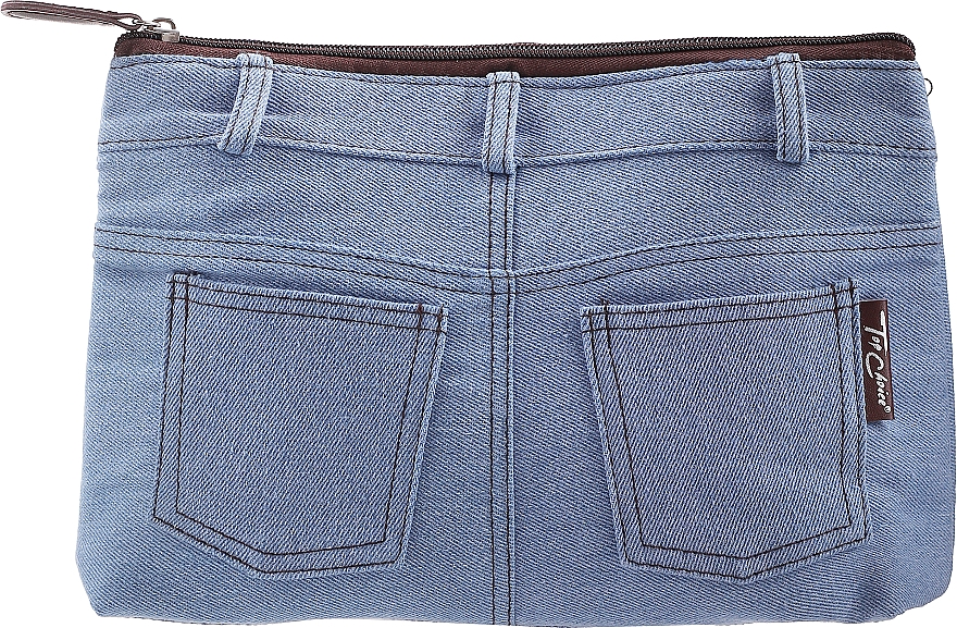 Косметичка "Real Jeans. Denim", 94576, голубая - Top Choice — фото N1