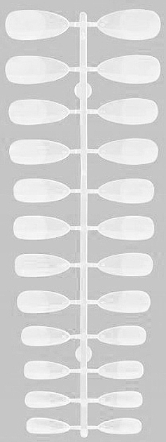 Гелевые типсы для наращивания ногтей "Medium Almond" - Kodi Professional Gel Tips — фото N2