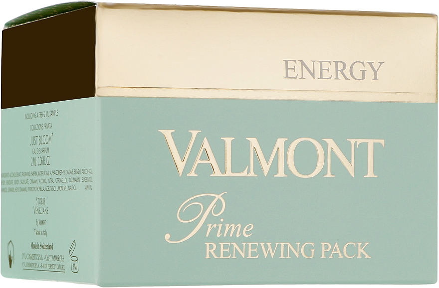 Набор - Valmont Prime Renewing Pack Energy (f/mask/50 ml + edp/2 ml) — фото N1