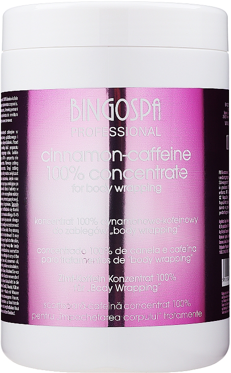 Концентрат 100% кофеина и корицы - BingoSpa Cinnamon-Caffeine 100% Concentrate — фото N1