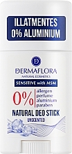 Духи, Парфюмерия, косметика Дезодорант-стик "Для чувствительнои кожи" - Dermaflora Natural Deo Stick Sensitive With MSM
