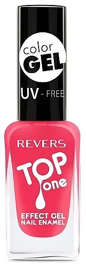 Лак для ногтей с гелевым эффектом - Revers Top One Gel Effect Nail Enamel — фото N1