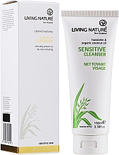 Очищувальний засіб для шкіри - Living Nature Sensitive Cleanser — фото N2