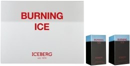 Парфумерія, косметика Iceberg Burning Ice - Набір (edt/50ml + a/sh/lot/50ml)