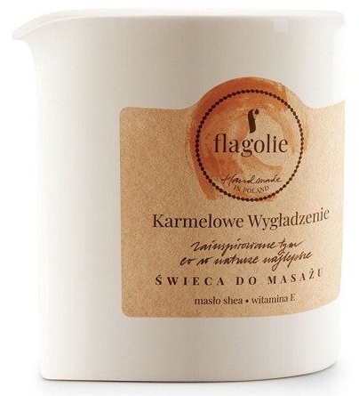 Масажна свічка "Розгладжувальна карамель" - Flagolie Caramel Smoothing Massage Candle — фото N1