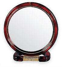 Зеркальце косметическое, 5039, бордовое - Top Choice — фото N1