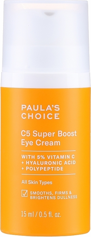 Концентрований крем для очей із вітаміном С - Paula's Choice C5 Super Boost Eye Cream — фото N1