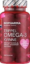 Парфумерія, косметика Потрійна Омега-3 з вітамінами для жінок - Biopharma Trippel Omega-3