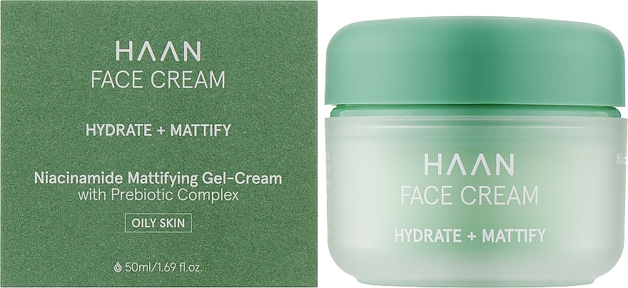Крем для жирної шкіри - HAAN Niacinamide Face Cream Hidrate + Mattify — фото N2