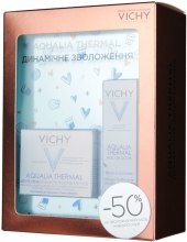 Духи, Парфюмерия, косметика Набор "Динамичное увлажнение" - Vichy Aqualia Thermal XMas (cr/50ml + roll/15ml)